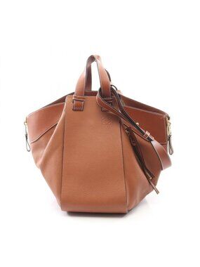 Loewe Handbag Hammock Brown Leather B